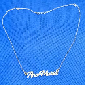 Lantisor finut personalizat cu nume din Argint 925