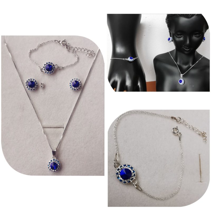 1563031972766 Set Argint 925, Ceralun si Swarovski - Blue Magic