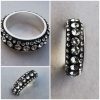 1600800214190 Inel din Argint 925, ceralun negru si cristale Swarovski Crystal