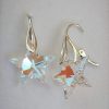 dav Cercei Argint 925 si Swarovski Pandantiv Stea