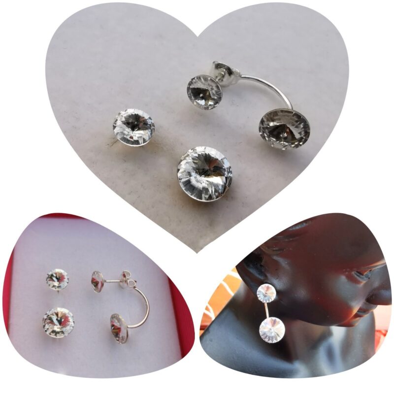1596650110874 Cercei din argint 925 si Swarovski Rivoli, stil Dior