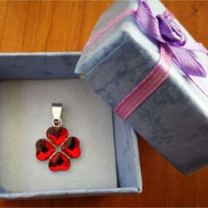 4Hearts Pandantiv din Argint 925 si Swarovski 4 Heart