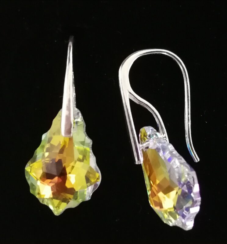 cof Cercei din argint 925 si Swarovski Baroque