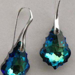 cof Cercei din argint 925 si Swarovski Baroque 22mm