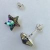 Cercei tija argint si cristale Swarovski Star