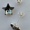 Cercei tija argint si cristale Swarovski Star