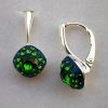 Set ceralun Romb din Argint 925 si elemente Swarovski