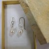 Cercei Infinit din argint 925 si perle Swarovski