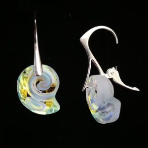 dav Cercei Argint 925 si Swarovski Sea Snail