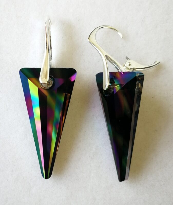Cercei Argint 925 si Swarovski Spike