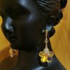 Cercei Argint 925 si Swarovski Flower Aurore Boreale