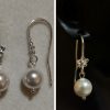 Cercei Flower din argint 925 si perle Swarovski