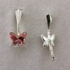 Cercei Argint 925 si Swarovski Butterfly