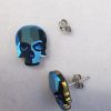 nor Cercei tija din Argint 925 si Swarovski Skull