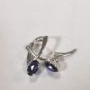 Set cercei si inel din Argint 925 si Swarovski Elements Fancy Oval