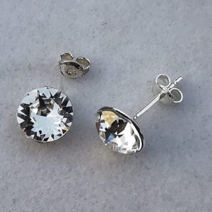 nor Cercei tija argint si cristale Swarovski Chaton