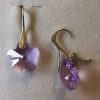 nor Cercei tortite inchise Argint 925 si Swarovski Flower