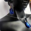 Set Argint 925 si Swarovski forma Radiolarian