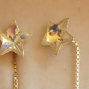 star Cercei Lantisor Fancy Star Argint 925 si cristale Swarovski