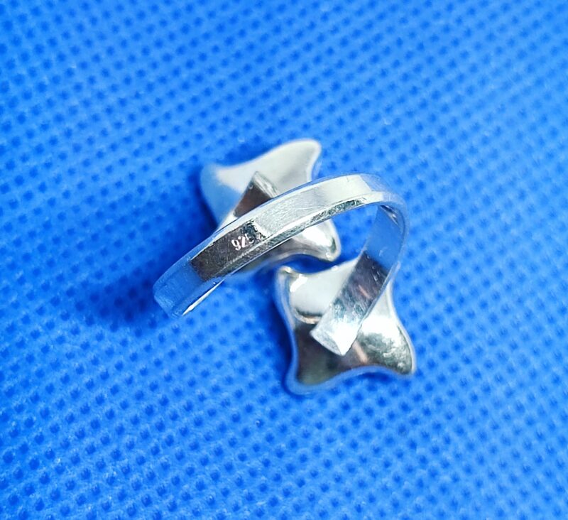 IMG_20231107_201419 Inel reglabil Argint 925 si Swarovski Fancy Rivoli Twister